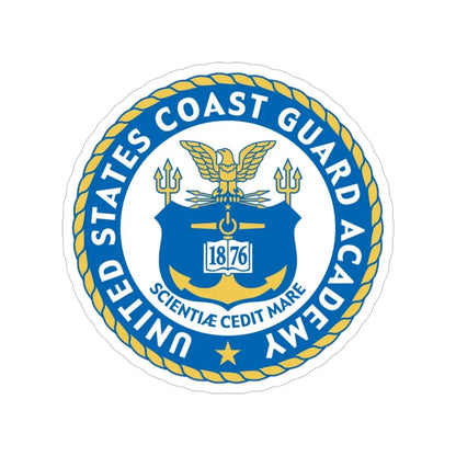 USCG Academy (U.S. Coast Guard) Transparent STICKER Die-Cut Vinyl Decal 6 Inch - The Sticker Space