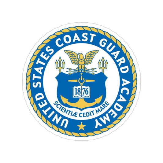 USCG Academy (U.S. Coast Guard) Transparent STICKER Die-Cut Vinyl Decal 6 Inch - The Sticker Space