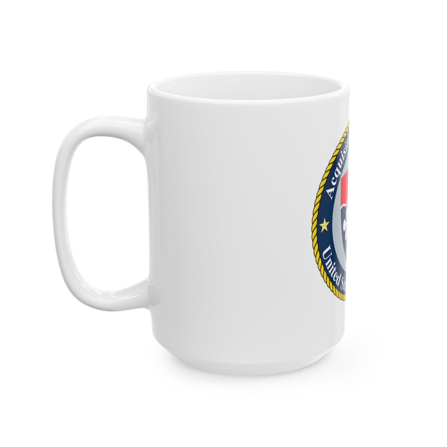 USCG Acquisition Directorate (U.S. Coast Guard) White Coffee Mug-The Sticker Space