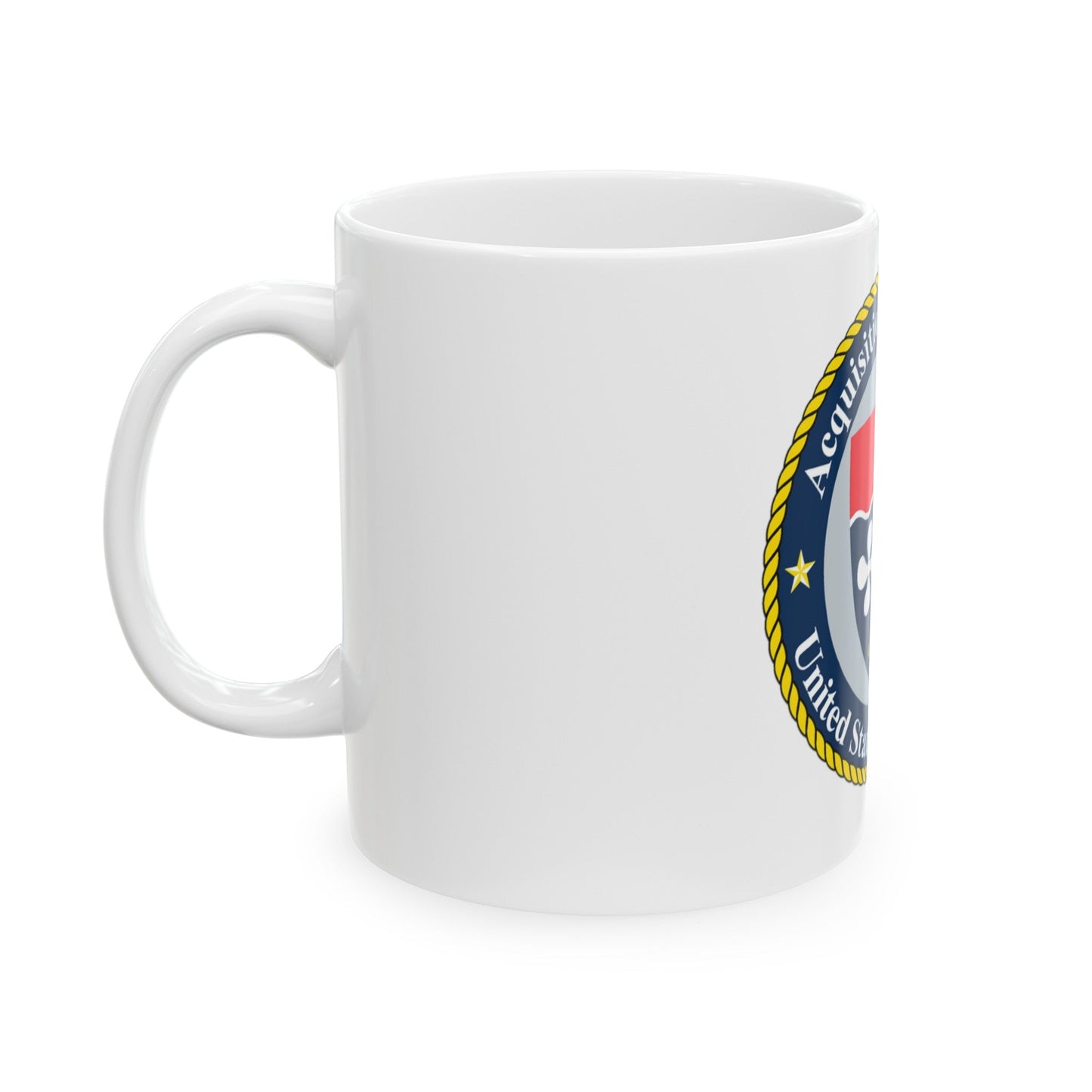 USCG Acquisition Directorate (U.S. Coast Guard) White Coffee Mug-The Sticker Space