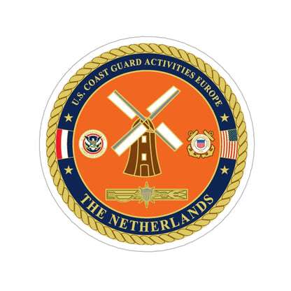 USCG ACTEURO The Netherlands (U.S. Coast Guard) STICKER Vinyl Die-Cut Decal-3 Inch-The Sticker Space