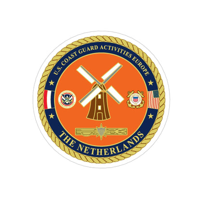 USCG ACTEURO The Netherlands (U.S. Coast Guard) Transparent STICKER Die-Cut Vinyl Decal-6 Inch-The Sticker Space