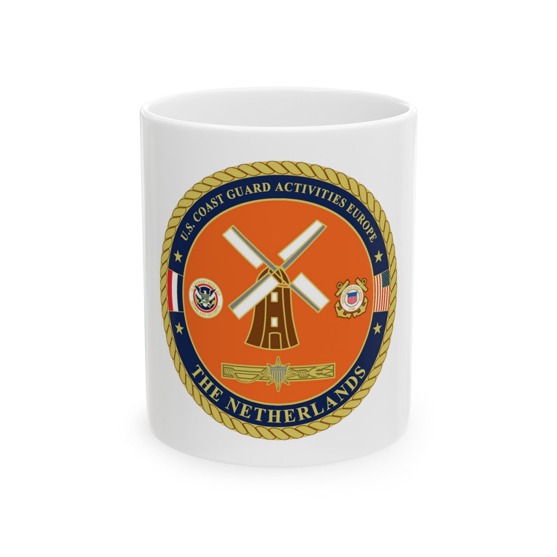 USCG ACTEURO The Netherlands (U.S. Coast Guard) White Coffee Mug-11oz-The Sticker Space