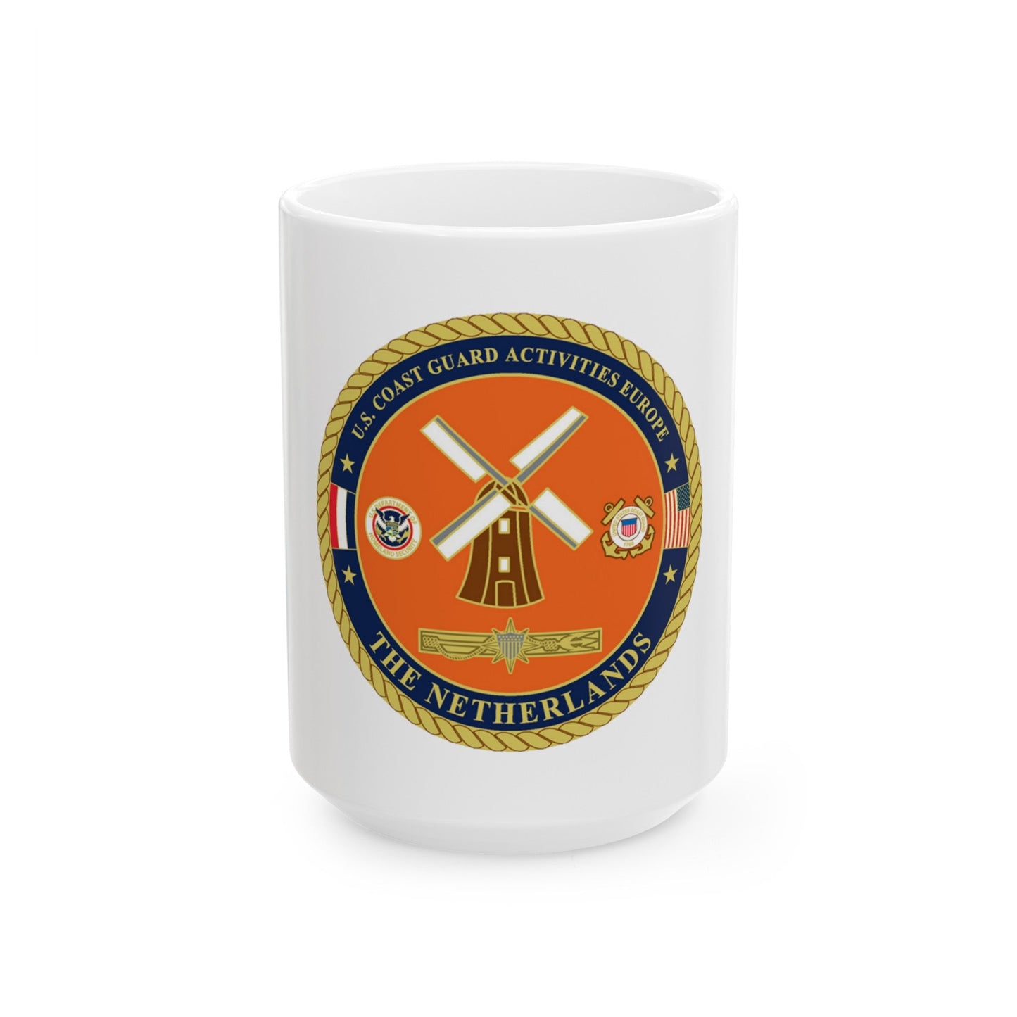 USCG ACTEURO The Netherlands (U.S. Coast Guard) White Coffee Mug-15oz-The Sticker Space