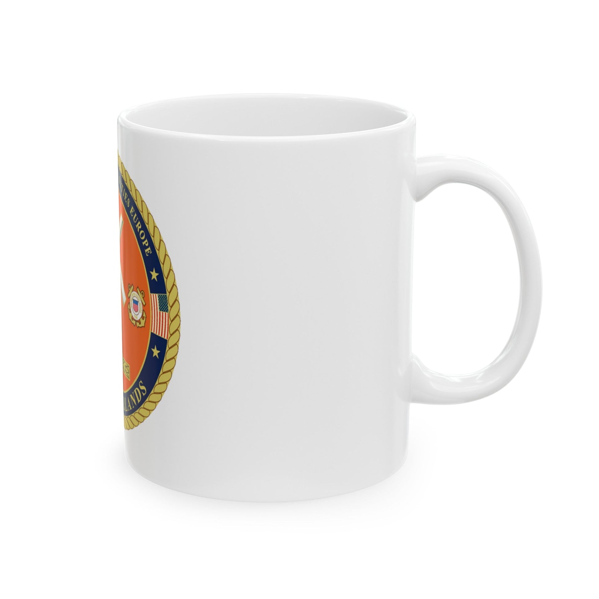 USCG ACTEURO The Netherlands (U.S. Coast Guard) White Coffee Mug-The Sticker Space