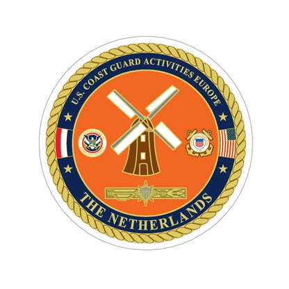 USCG ACTEURO The Netherlands (U.S. Coast Guard) STICKER Vinyl Die-Cut Decal 3 Inch - The Sticker Space