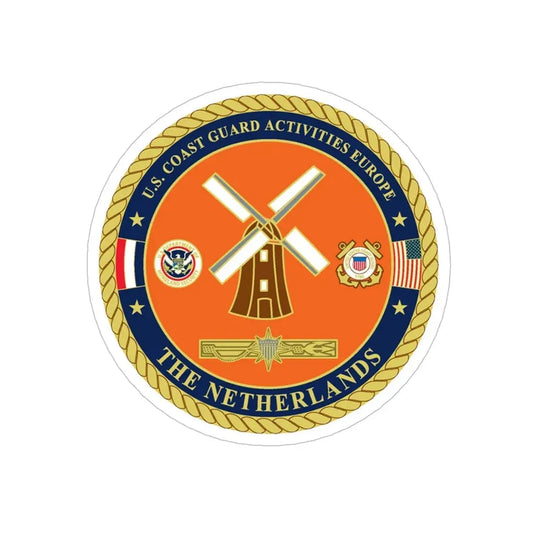 USCG ACTEURO The Netherlands (U.S. Coast Guard) Transparent STICKER Die-Cut Vinyl Decal 6 Inch - The Sticker Space