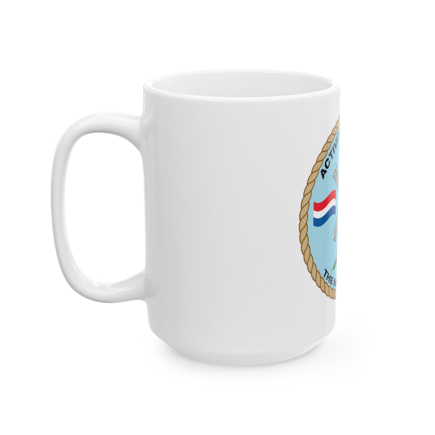 USCG Activities Europe the Netherlands (U.S. Coast Guard) White Coffee Mug-The Sticker Space