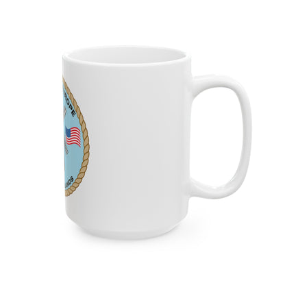 USCG Activities Europe the Netherlands (U.S. Coast Guard) White Coffee Mug-The Sticker Space