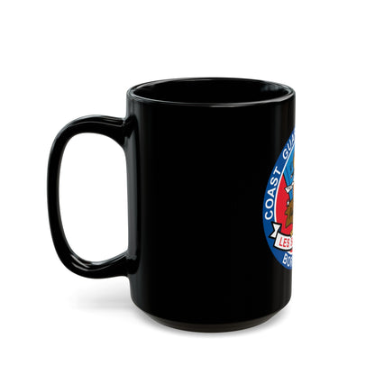 USCG Air Station Borinquen Les SAR Frog (U.S. Coast Guard) Black Coffee Mug-The Sticker Space