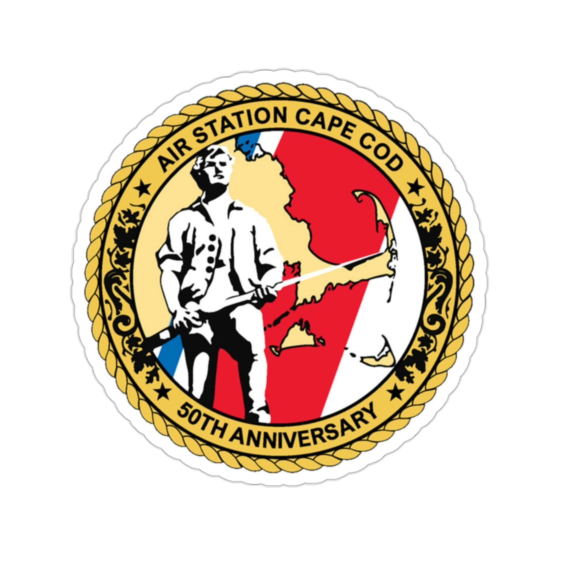 USCG Air Station CAPE COD (U.S. Coast Guard) STICKER Vinyl Die-Cut Decal-2 Inch-The Sticker Space