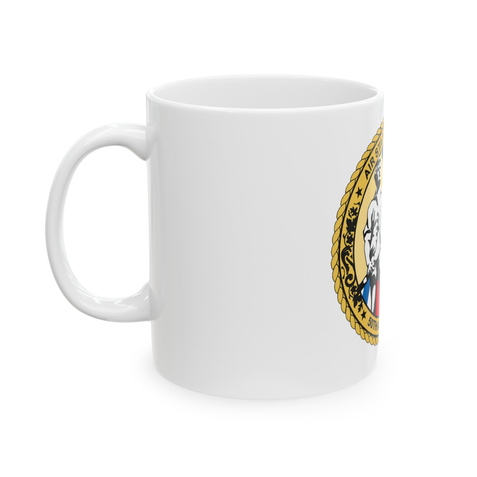 USCG Air Station CAPE COD (U.S. Coast Guard) White Coffee Mug-The Sticker Space