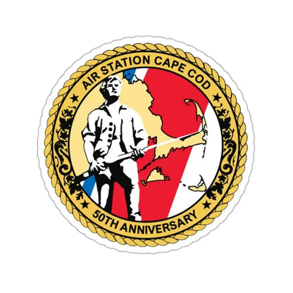 USCG Air Station CAPE COD (U.S. Coast Guard) STICKER Vinyl Kiss-Cut Decal 2 Inch White - The Sticker Space