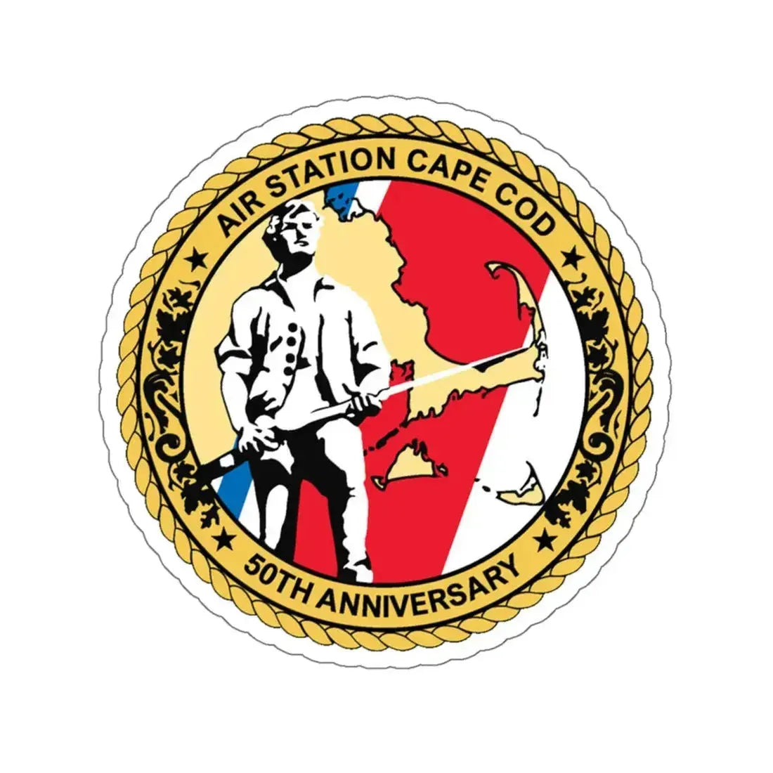 USCG Air Station CAPE COD (U.S. Coast Guard) STICKER Vinyl Kiss-Cut Decal - The Sticker Space