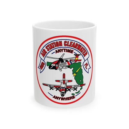 USCG Air Station Clearwater FL (U.S. Coast Guard) White Coffee Mug-11oz-The Sticker Space