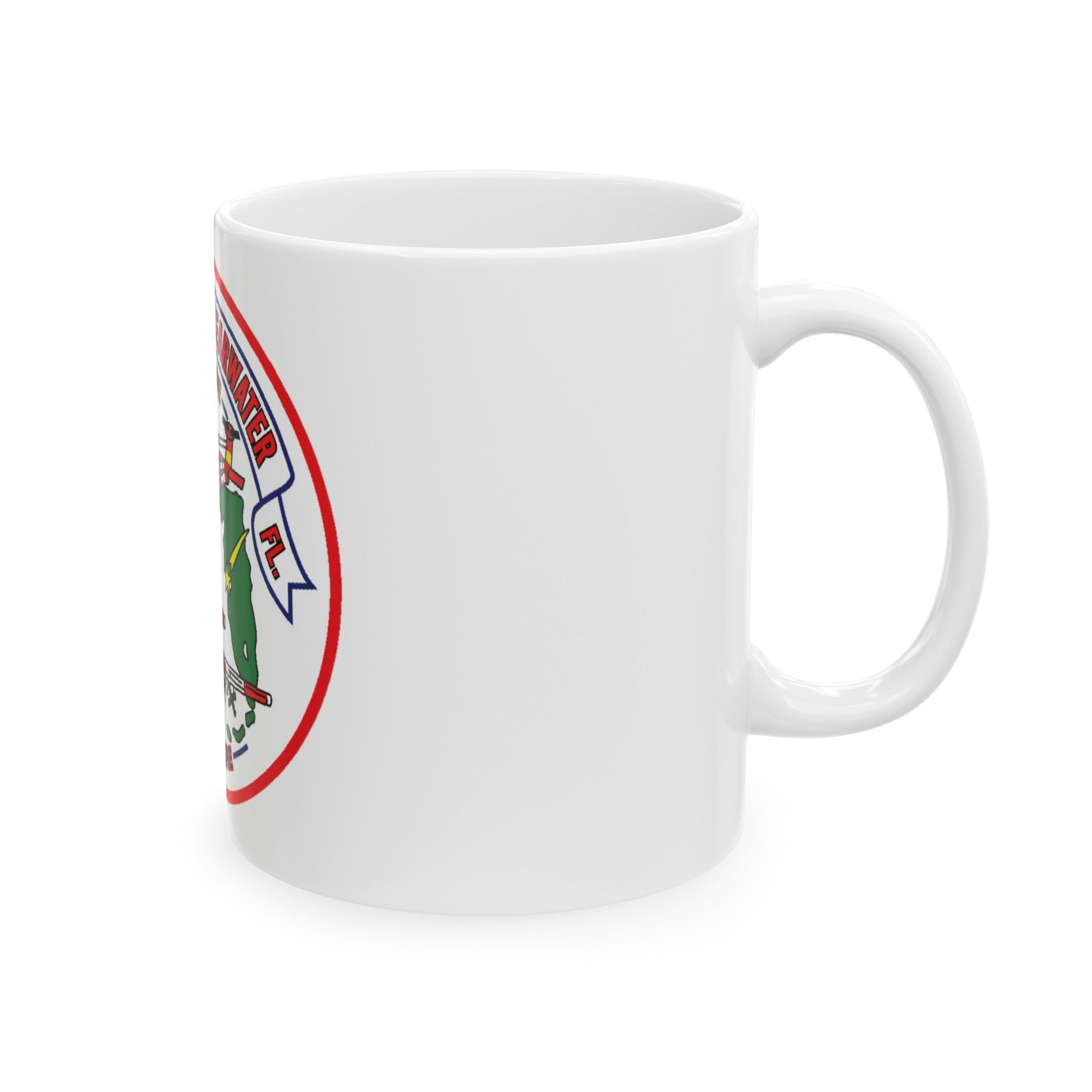 USCG Air Station Clearwater FL (U.S. Coast Guard) White Coffee Mug-The Sticker Space