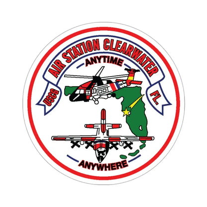 USCG Air Station Clearwater FL (U.S. Coast Guard) STICKER Vinyl Die-Cut Decal 3 Inch - The Sticker Space