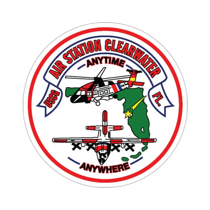 USCG Air Station Clearwater FL (U.S. Coast Guard) STICKER Vinyl Die-Cut Decal 3 Inch - The Sticker Space