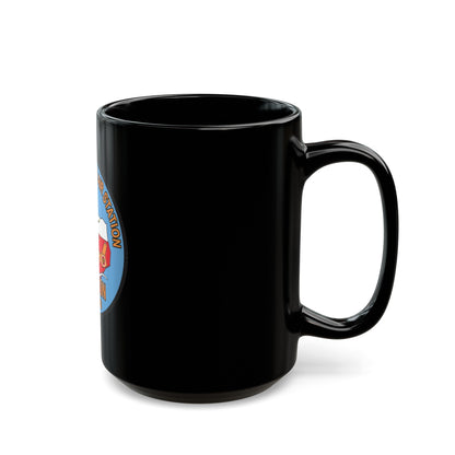 USCG Air Station Houston 2 (U.S. Coast Guard) Black Coffee Mug-The Sticker Space