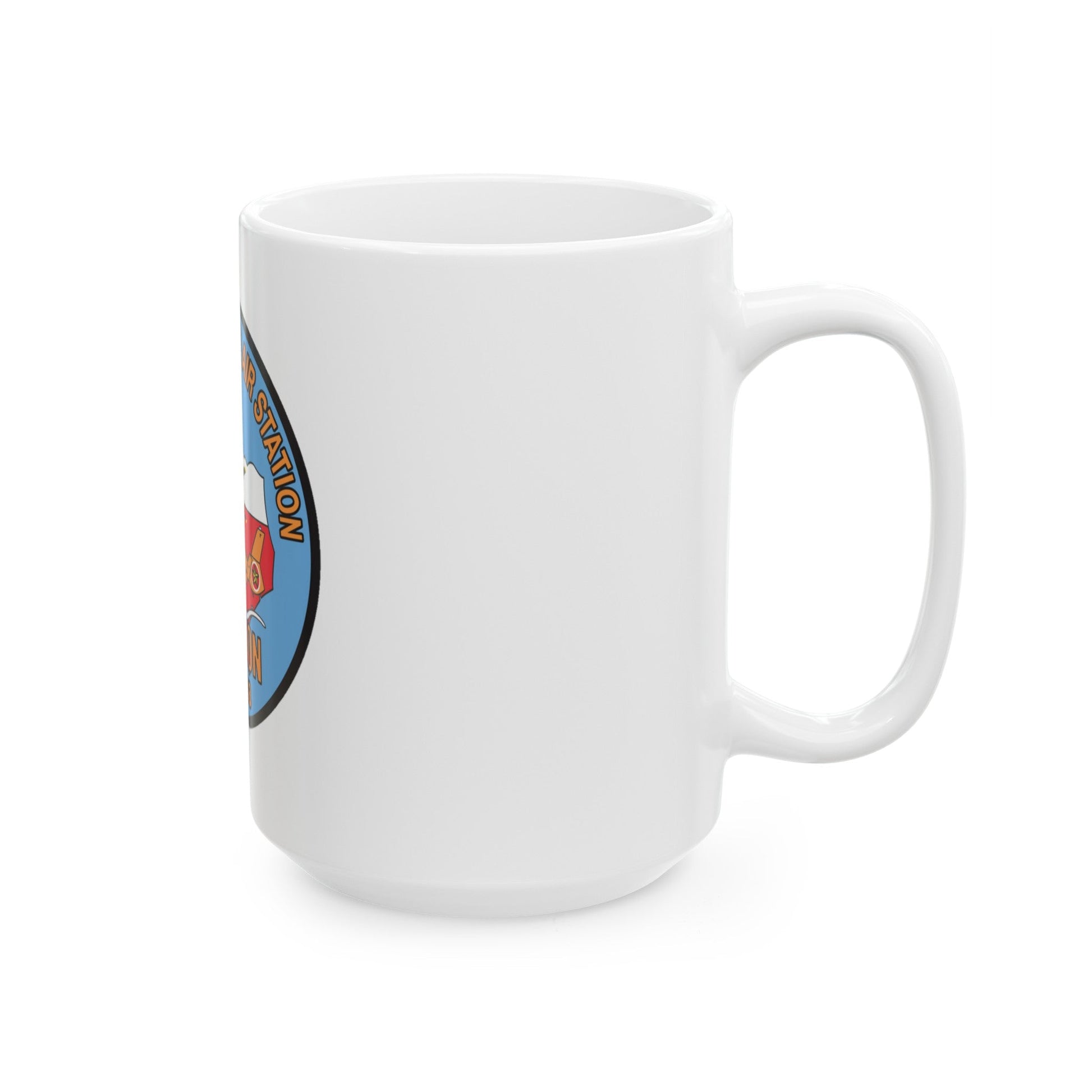 USCG Air Station Houston 2 (U.S. Coast Guard) White Coffee Mug-The Sticker Space