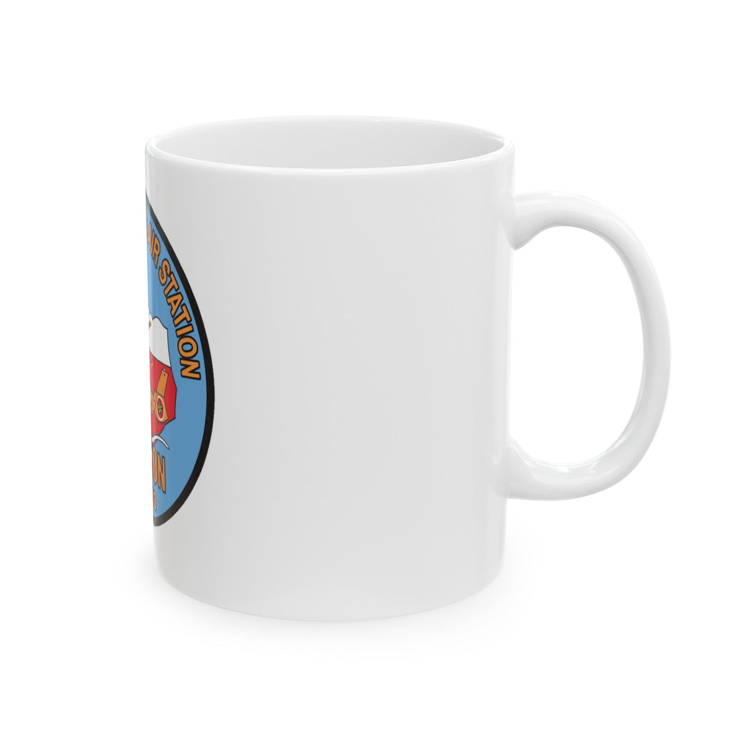 USCG Air Station Houston 2 (U.S. Coast Guard) White Coffee Mug-The Sticker Space