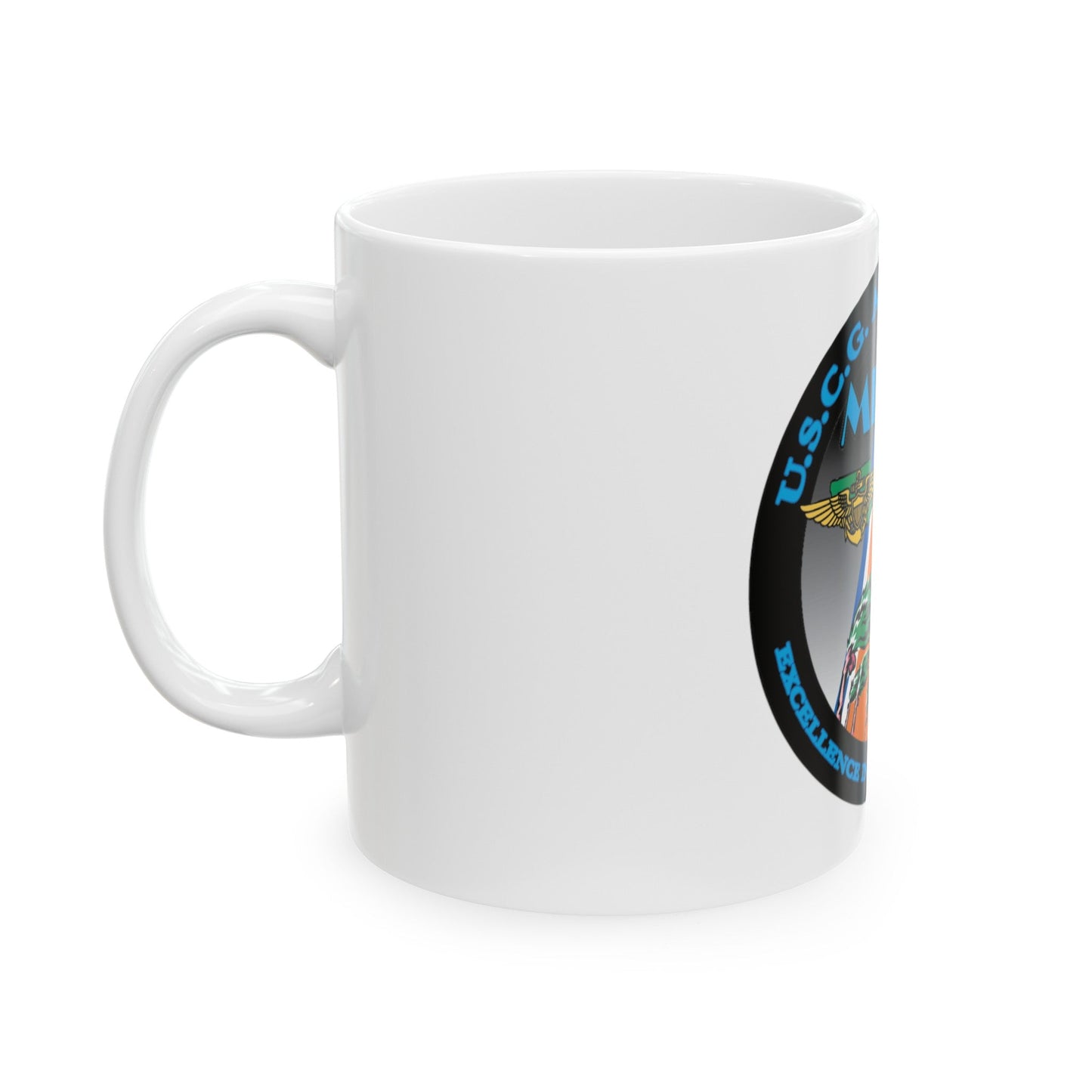 USCG Air Station Miami (U.S. Coast Guard) White Coffee Mug-The Sticker Space