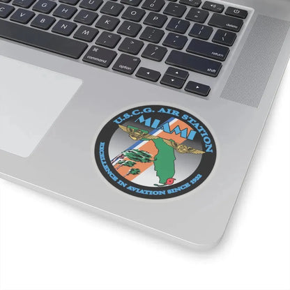 USCG Air Station Miami (U.S. Coast Guard) STICKER Vinyl Kiss-Cut Decal - The Sticker Space