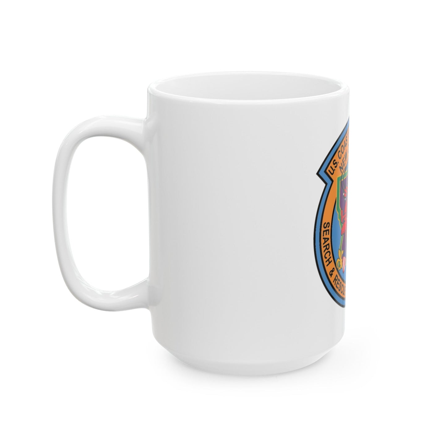 USCG Air Station New Orleans (U.S. Coast Guard) White Coffee Mug-The Sticker Space