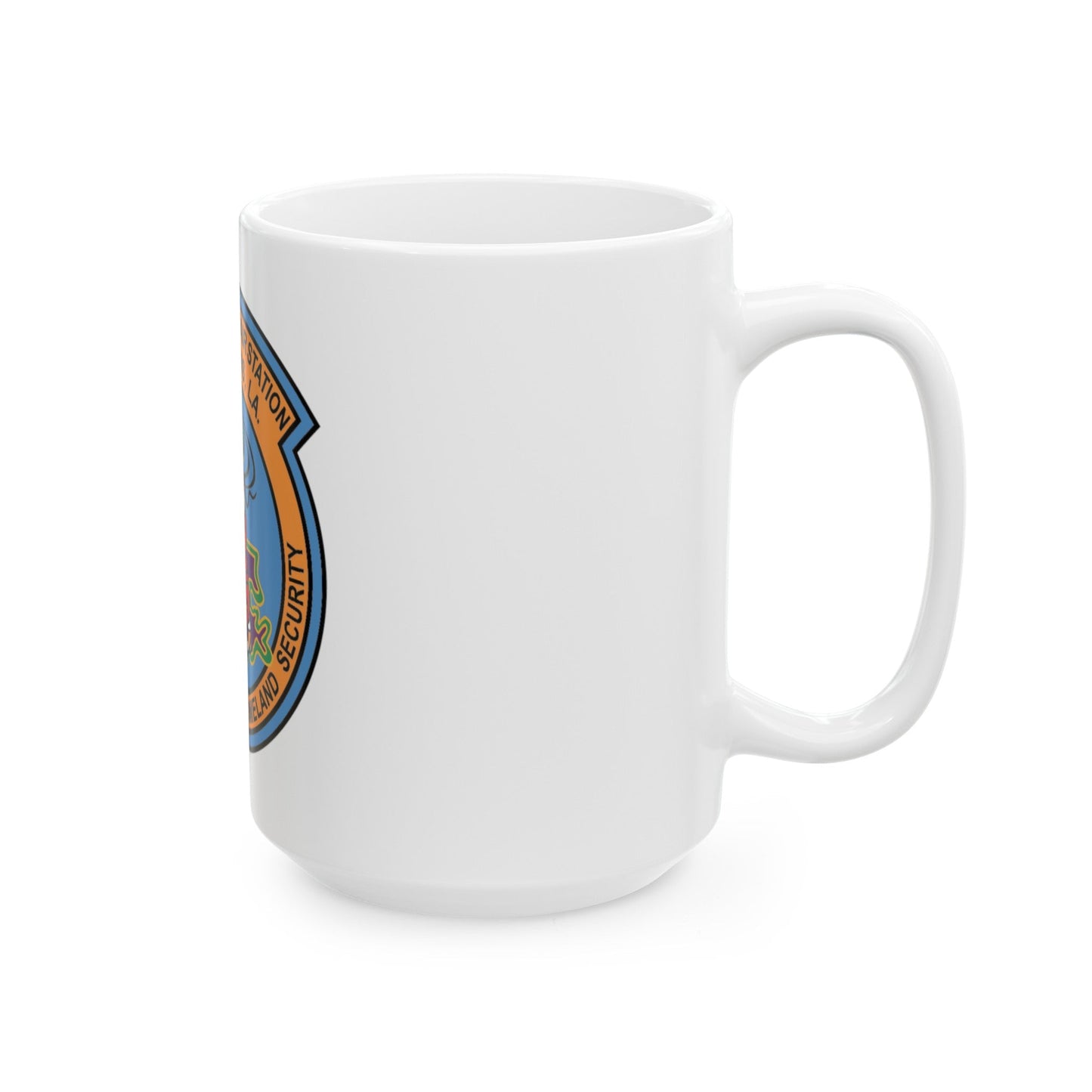 USCG Air Station New Orleans (U.S. Coast Guard) White Coffee Mug-The Sticker Space