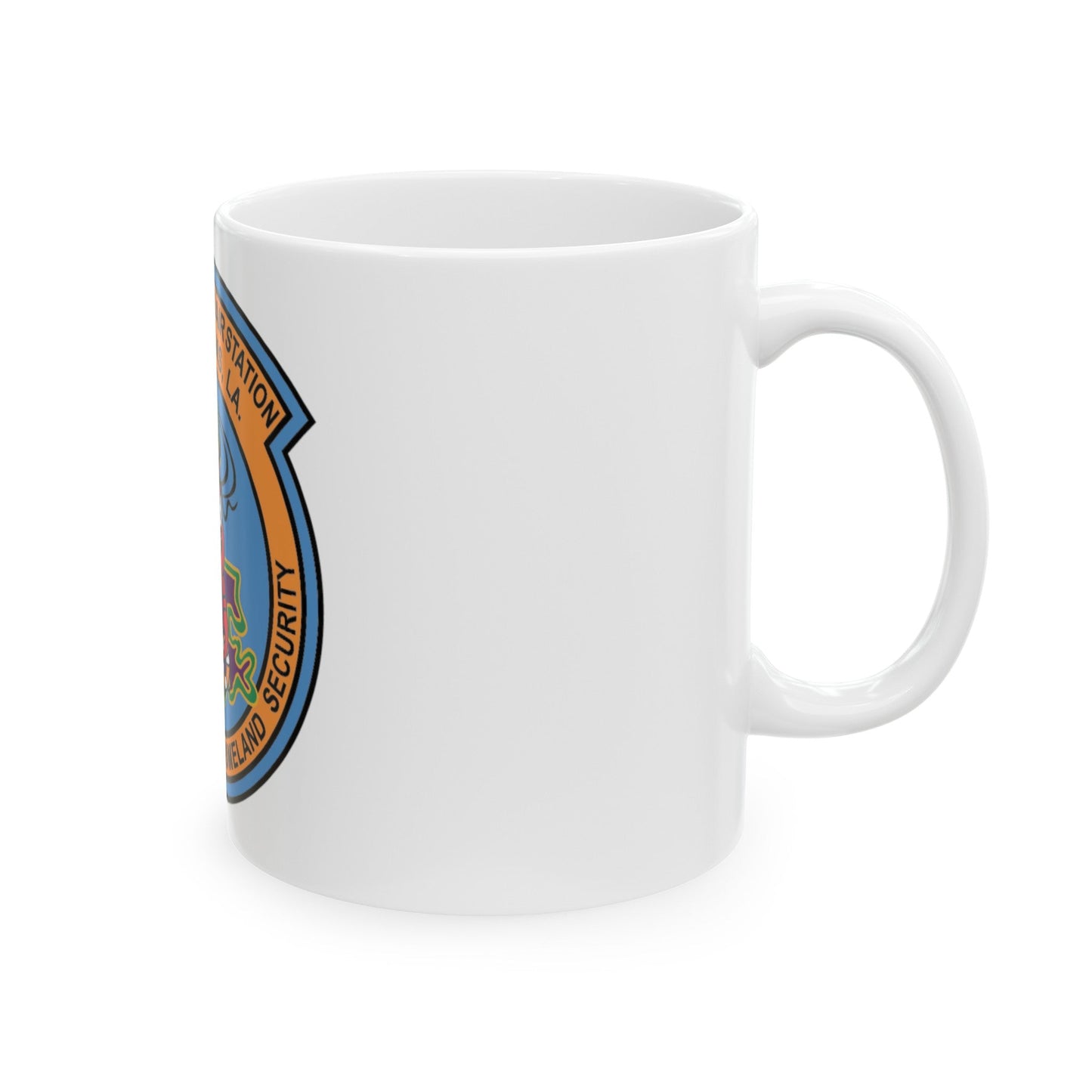 USCG Air Station New Orleans (U.S. Coast Guard) White Coffee Mug-The Sticker Space