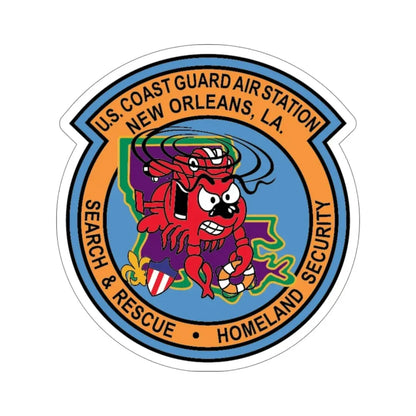 USCG Air Station New Orleans (U.S. Coast Guard) STICKER Vinyl Die-Cut Decal 4 Inch - The Sticker Space