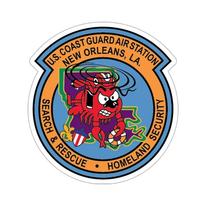 USCG Air Station New Orleans (U.S. Coast Guard) STICKER Vinyl Die-Cut Decal 5 Inch - The Sticker Space