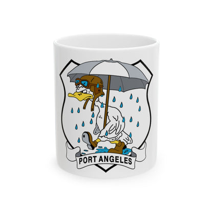 USCG Air Station Port Angeles PAAS (U.S. Coast Guard) White Coffee Mug-11oz-The Sticker Space