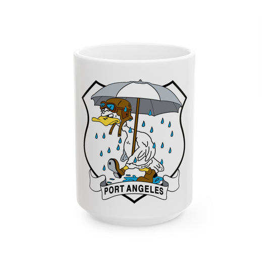 USCG Air Station Port Angeles PAAS (U.S. Coast Guard) White Coffee Mug-15oz-The Sticker Space