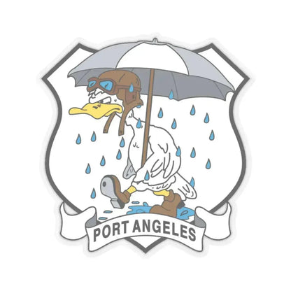 USCG Air Station Port Angeles PAAS (U.S. Coast Guard) STICKER Vinyl Kiss-Cut Decal 3 Inch Transparent - The Sticker Space