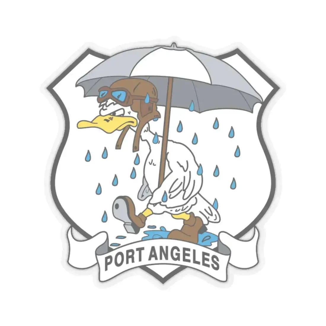 USCG Air Station Port Angeles PAAS (U.S. Coast Guard) STICKER Vinyl Kiss-Cut Decal 3 Inch Transparent - The Sticker Space