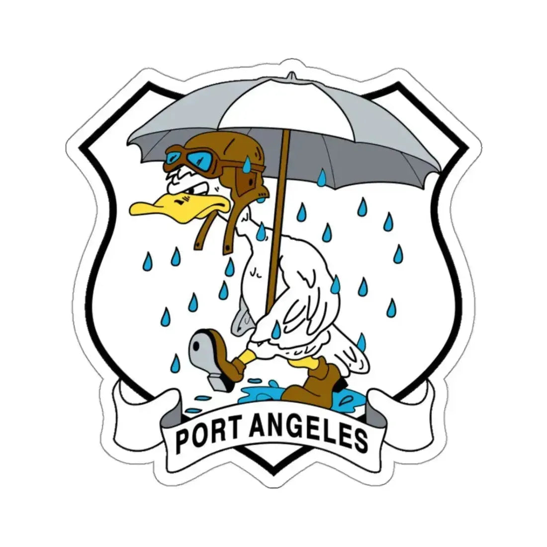 USCG Air Station Port Angeles PAAS (U.S. Coast Guard) STICKER Vinyl Kiss-Cut Decal 3 Inch White - The Sticker Space