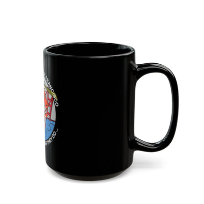 USCG Air Station San Francisco 2 (U.S. Coast Guard) Black Coffee Mug-The Sticker Space