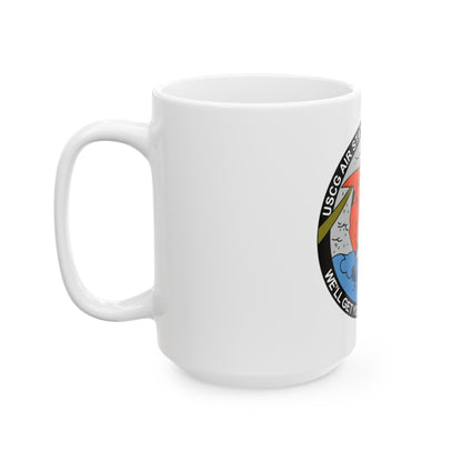 USCG Air Station San Francisco 2 (U.S. Coast Guard) White Coffee Mug-The Sticker Space