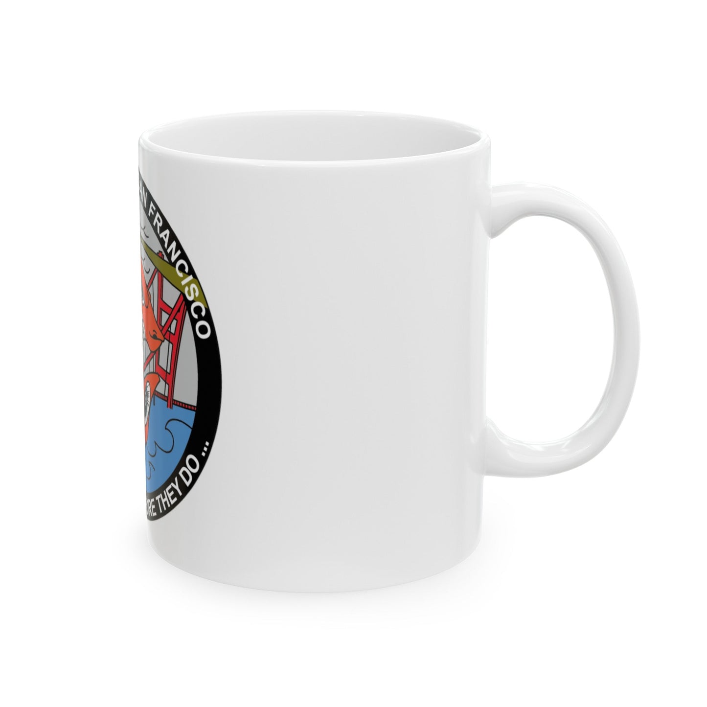 USCG Air Station San Francisco 2 (U.S. Coast Guard) White Coffee Mug-The Sticker Space