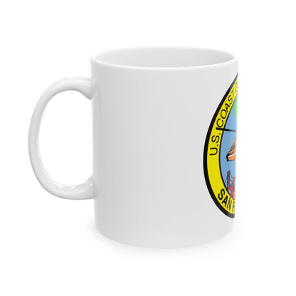 USCG Air Station San Francisco (U.S. Coast Guard) White Coffee Mug-The Sticker Space