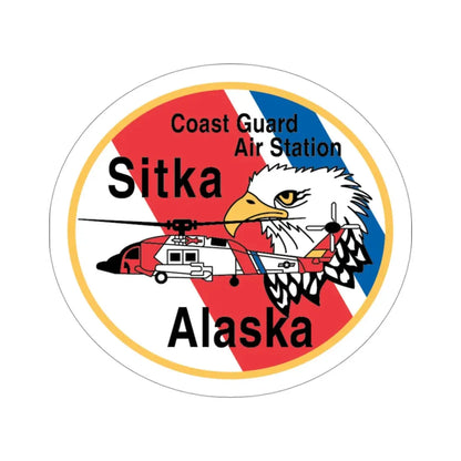 USCG Air Station Sitka (U.S. Coast Guard) STICKER Vinyl Die-Cut Decal 3 Inch - The Sticker Space