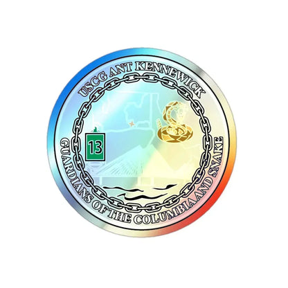 USCG ANT Kennewick (U.S. Coast Guard) Holographic STICKER Die-Cut Vinyl Decal 2 Inch - The Sticker Space