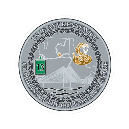 USCG ANT Kennewick (U.S. Coast Guard) STICKER Vinyl Kiss-Cut Decal 2 Inch White - The Sticker Space