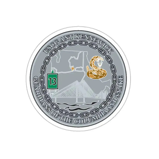 USCG ANT Kennewick (U.S. Coast Guard) STICKER Vinyl Kiss-Cut Decal 2 Inch White - The Sticker Space