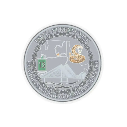 USCG ANT Kennewick (U.S. Coast Guard) STICKER Vinyl Kiss-Cut Decal 3 Inch Transparent - The Sticker Space