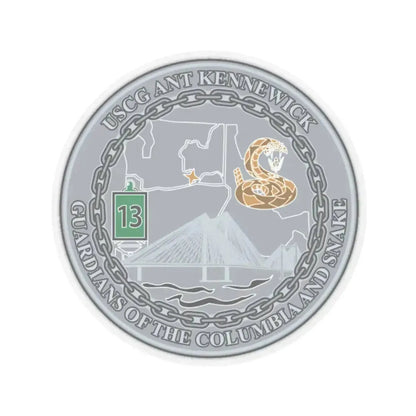 USCG ANT Kennewick (U.S. Coast Guard) STICKER Vinyl Kiss-Cut Decal 4 Inch Transparent - The Sticker Space