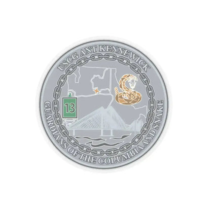 USCG ANT Kennewick (U.S. Coast Guard) STICKER Vinyl Kiss-Cut Decal 4 Inch Transparent - The Sticker Space