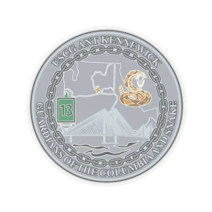 USCG ANT Kennewick (U.S. Coast Guard) STICKER Vinyl Kiss-Cut Decal 6 Inch Transparent - The Sticker Space