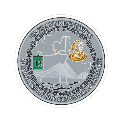 USCG ANT Kennewick (U.S. Coast Guard) STICKER Vinyl Kiss-Cut Decal 6 Inch White - The Sticker Space